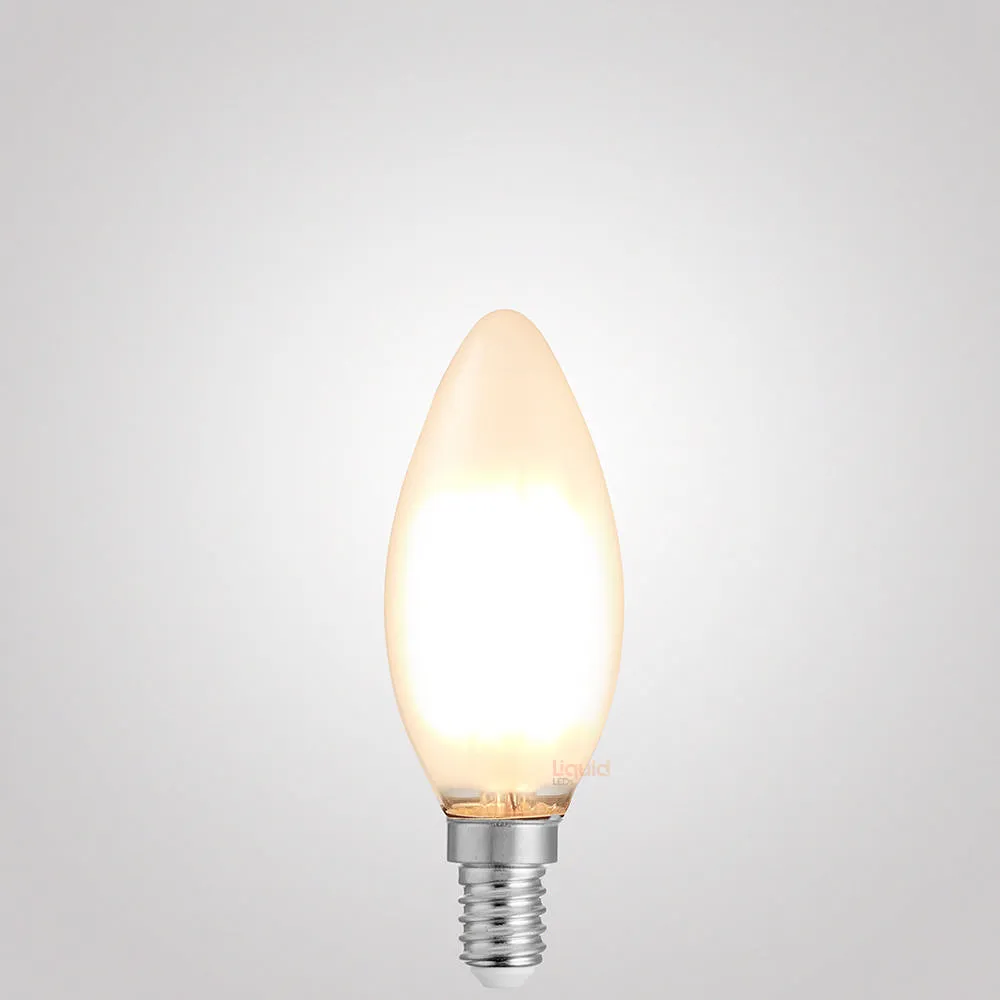 4W Candle LED Bulb E14 Frost in Warm White