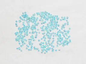 Aqua Blue Bowl Plastic Sequins - 3 mm