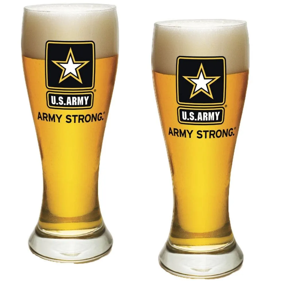 Army Star Pilsner Glass Set