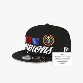 Autographed Jamal Murray Denver Nuggets 9Fifty NBA 2022-23 Champions Snapback