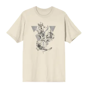 Axe Woves, The Armorer and Bo Katan with Mythosaur Natural Tee