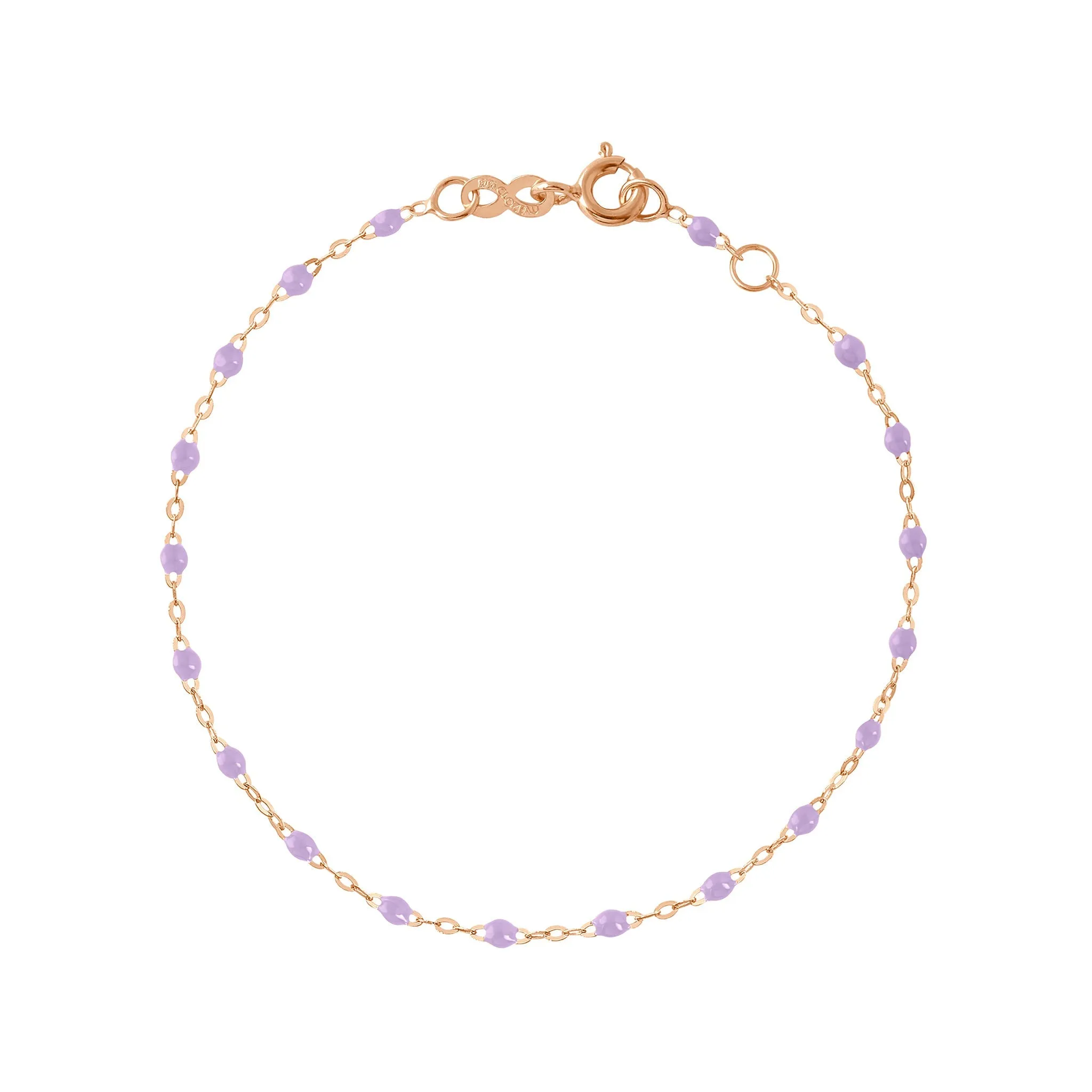 Baby Classic Gigi Lilac bracelet, Rose Gold, 5.1"