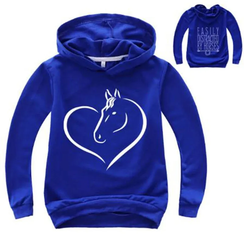 Baby Girls 24M-12Y Cartoon Heart Animal Hoodies