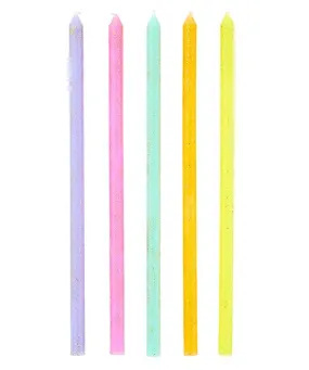 Cake Candles, Set of 6 - Multi