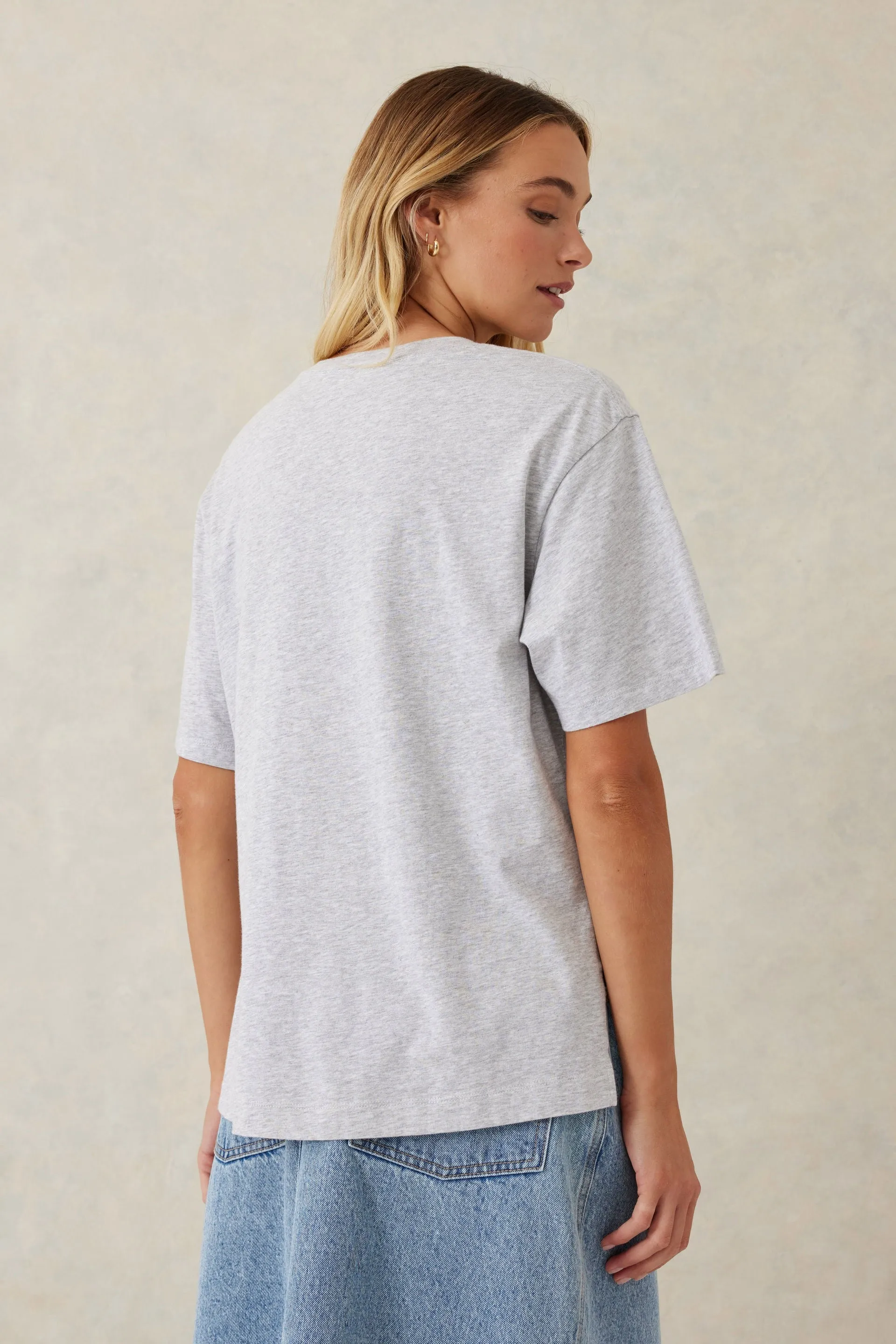 Ceres Life - Slouchy  Split Hem Tee