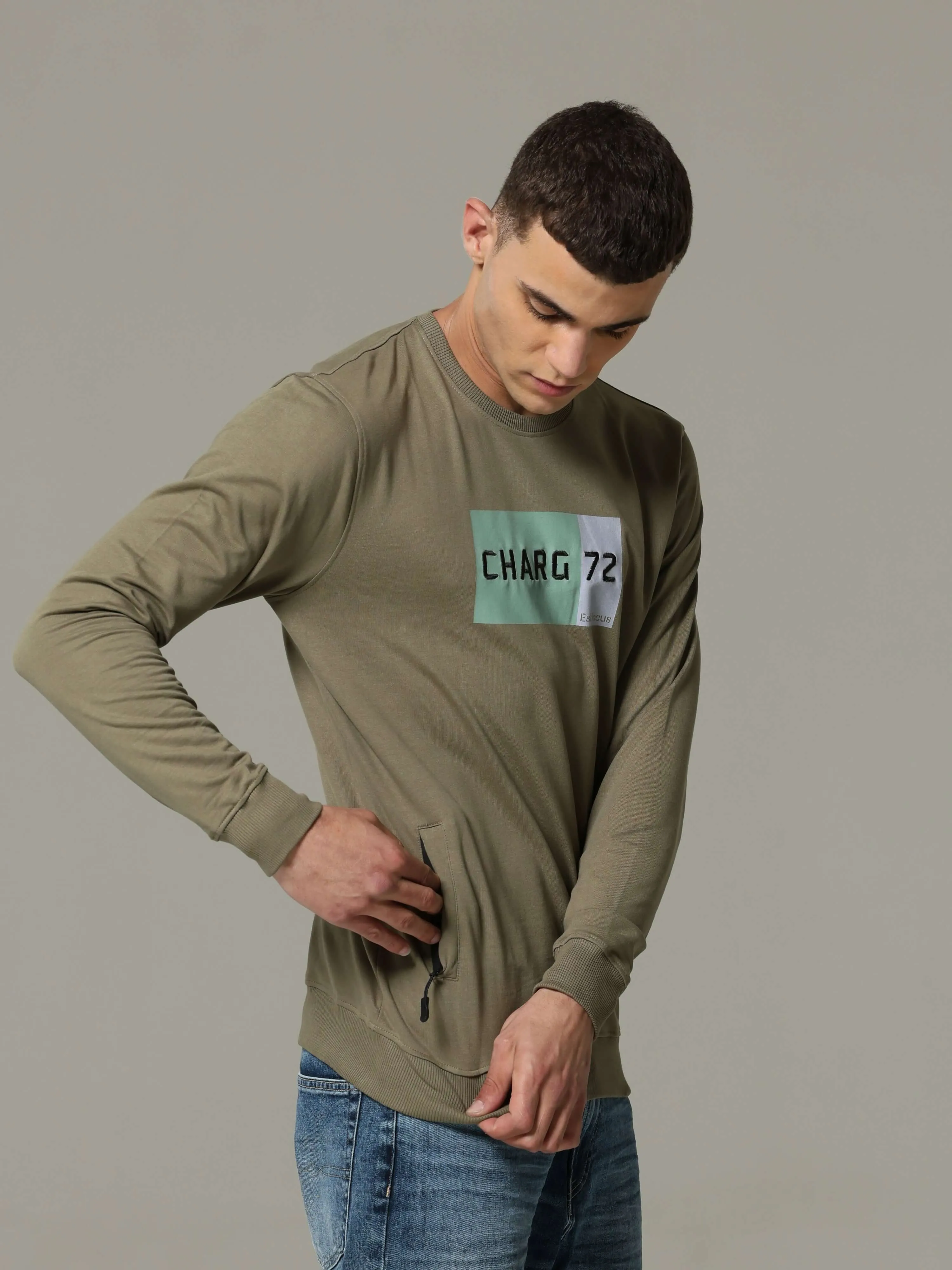 Charg Green Sweat Shirt