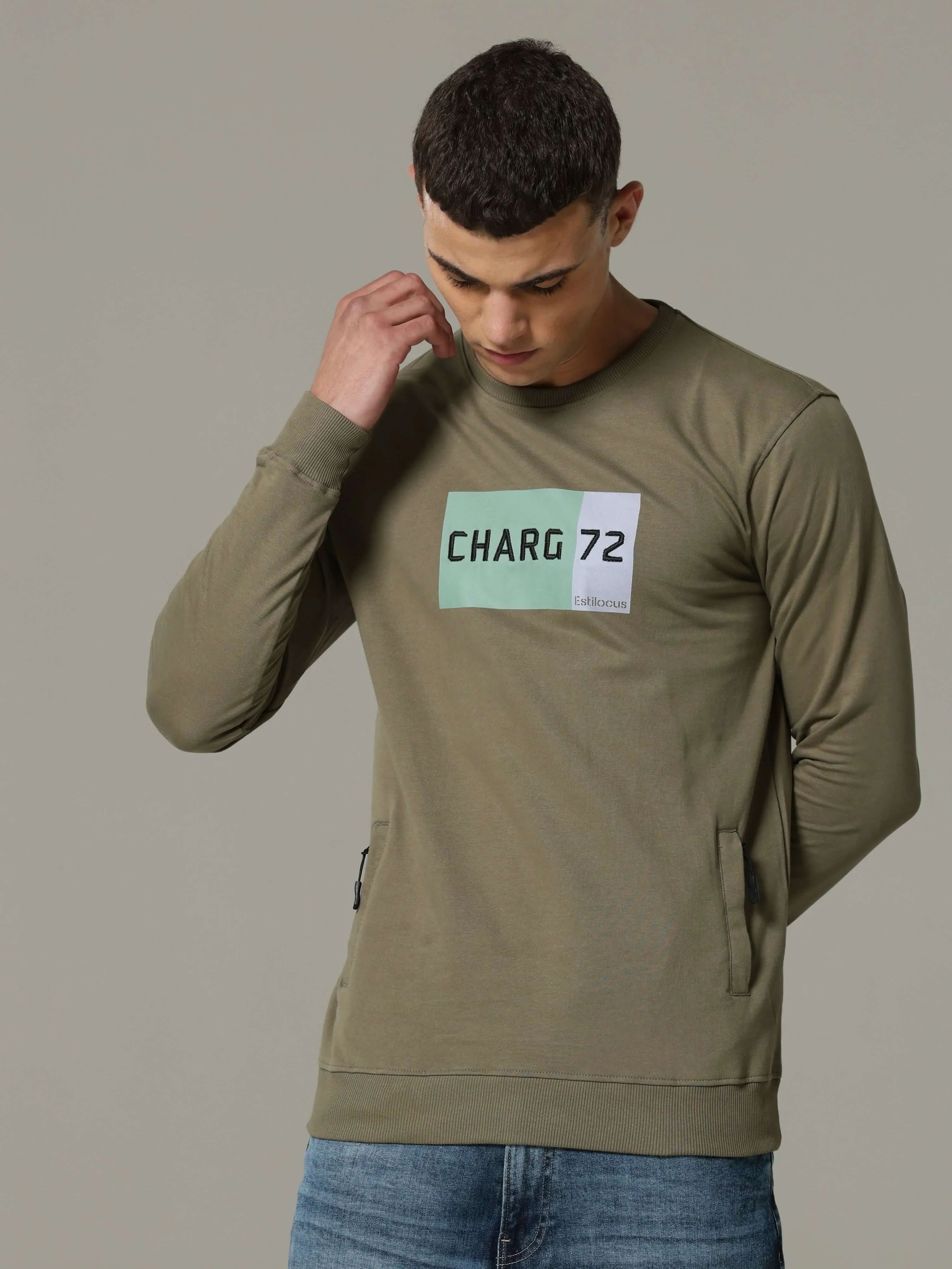 Charg Green Sweat Shirt