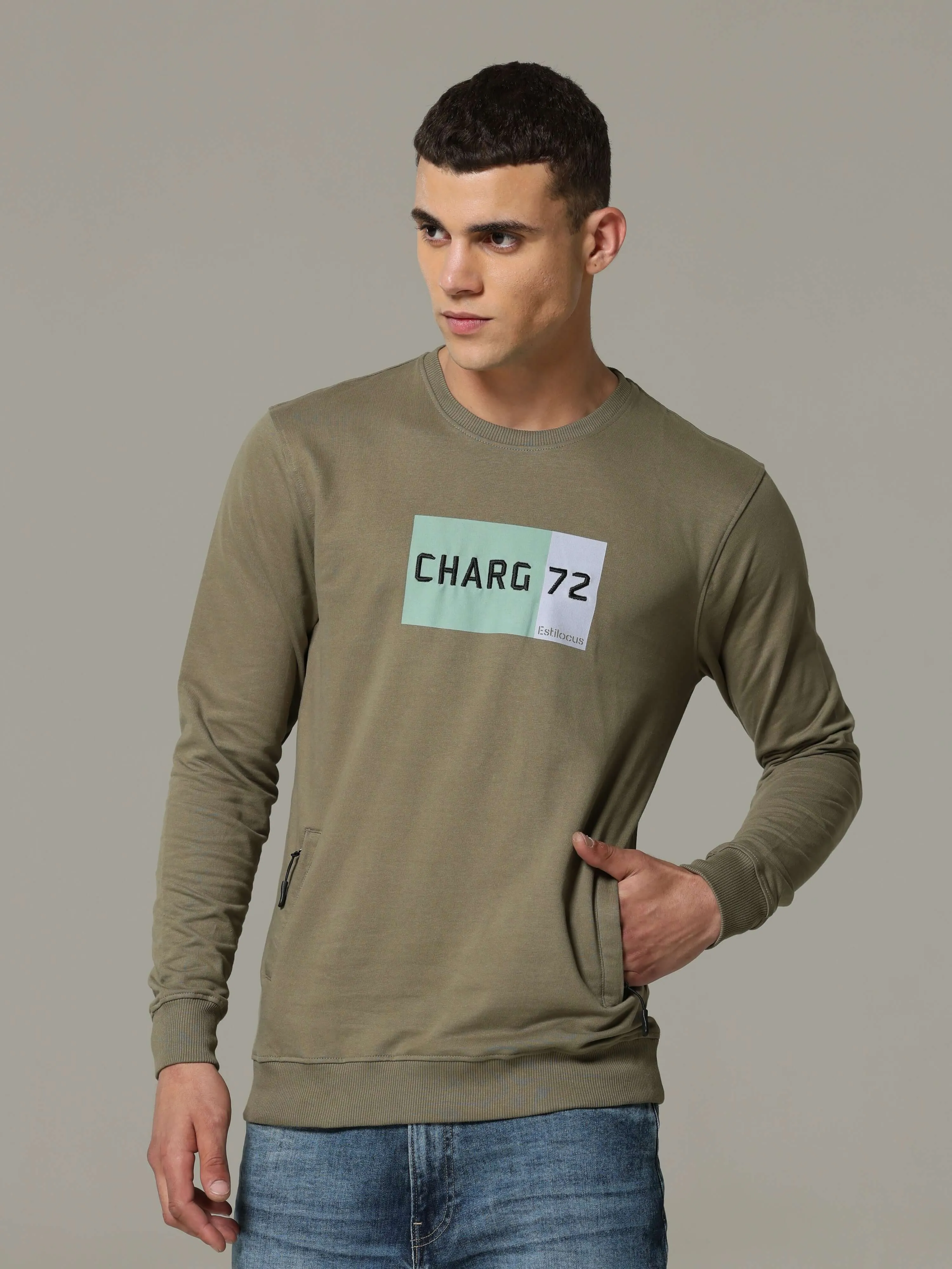 Charg Green Sweat Shirt