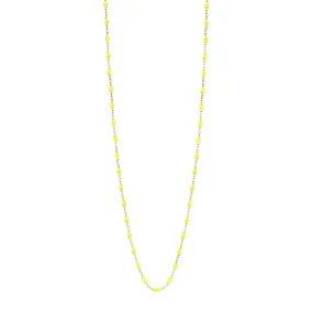 Classic Gigi Lime sautoir, Yellow Gold, 34"