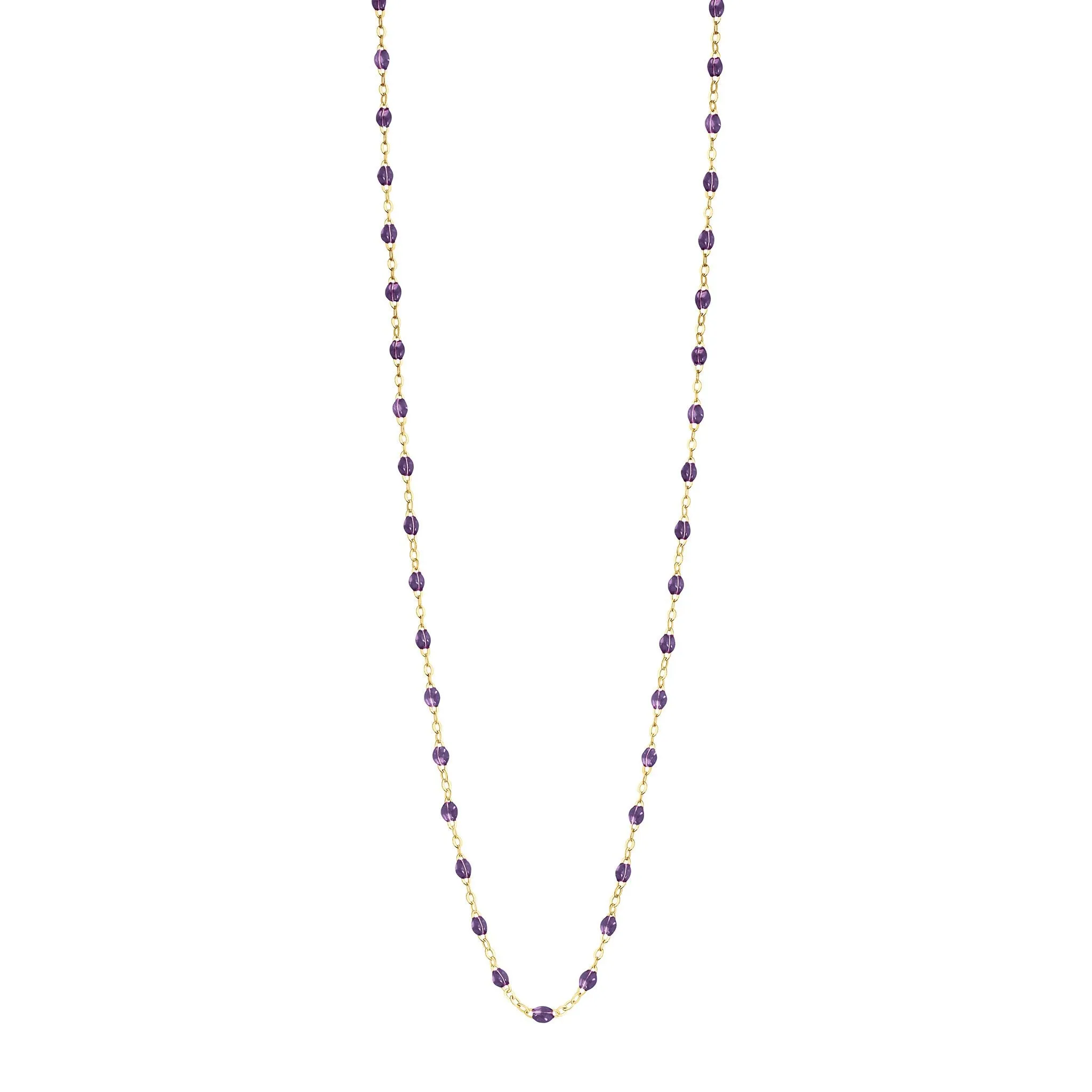 Classic Gigi Violet sautoir, Yellow Gold, 34"