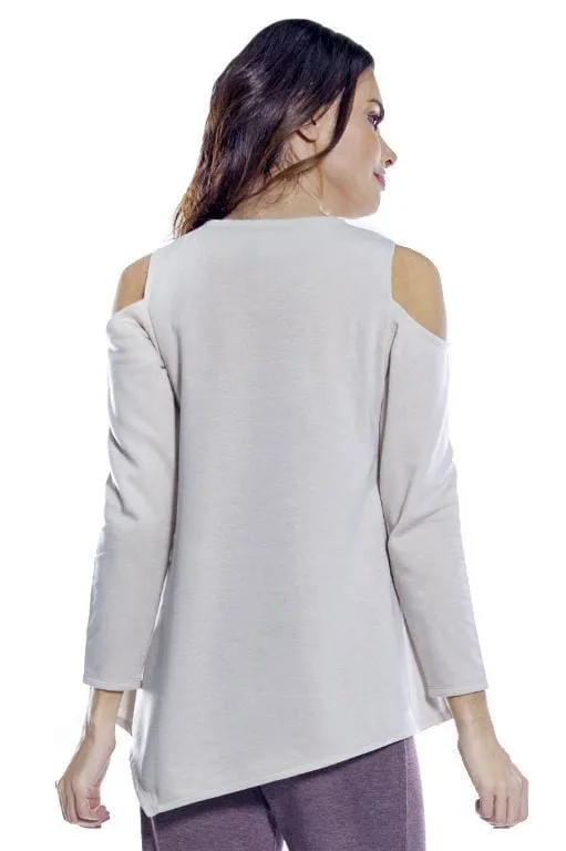 Cold Shoulder Long Sleeve Top - FINAL SALE