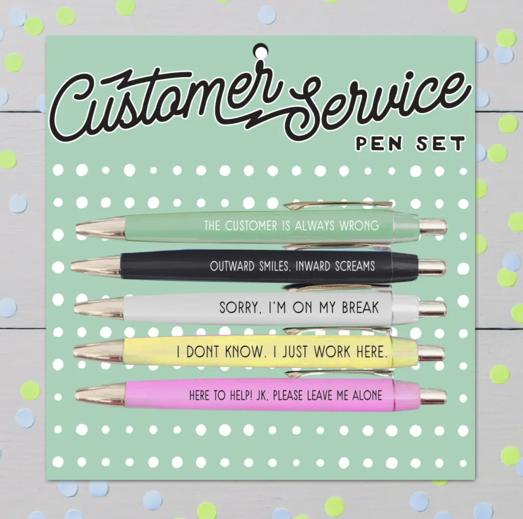 Customer Service Pen Set