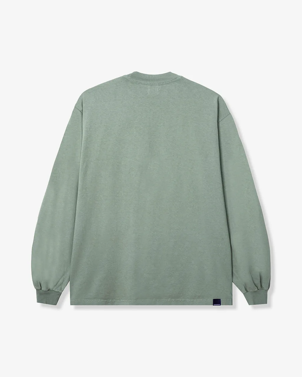 Garment Dye L/S Pocket Tee Atlantic Green