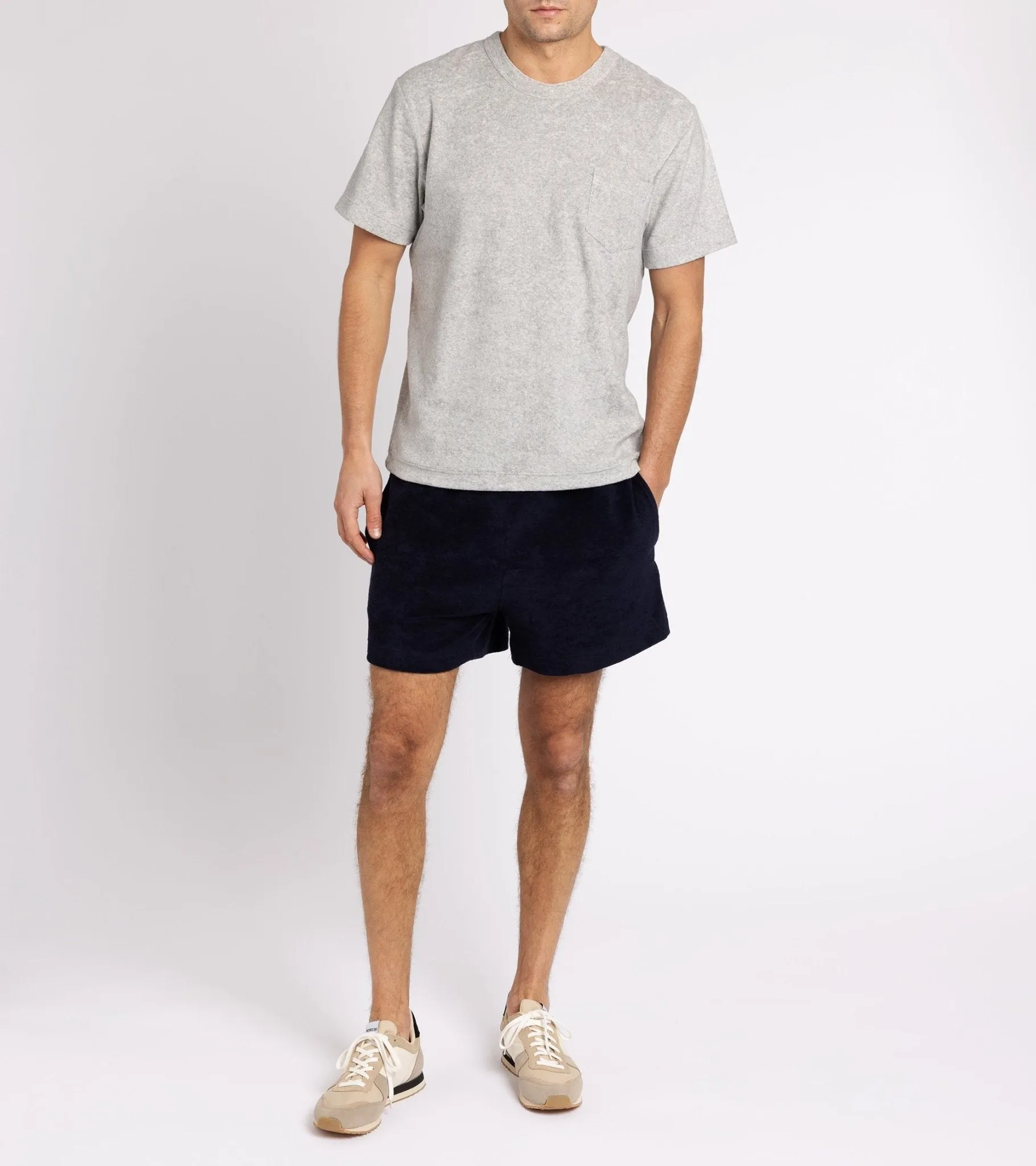 Howlin' Fons Terry Towel T-Shirt: Grey