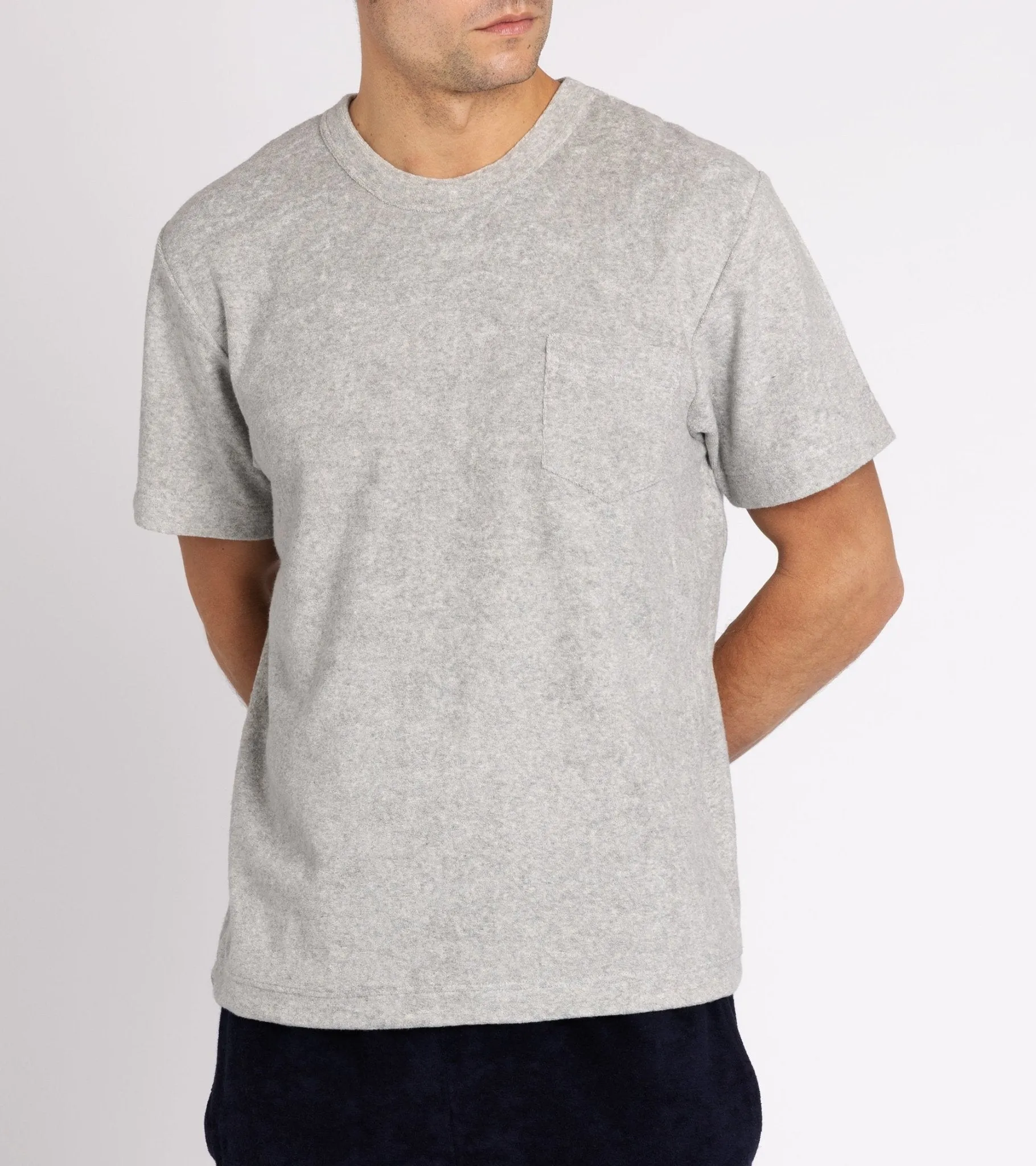 Howlin' Fons Terry Towel T-Shirt: Grey