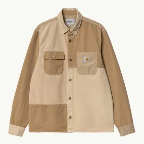 LS MEDLEY SHIRT DUSTY HAMILTON BROWN