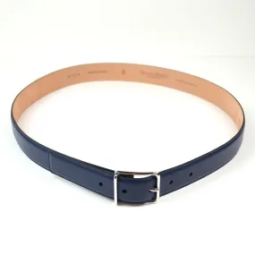 Maison Boinet - Classic Nappa Leather Belt - Navy