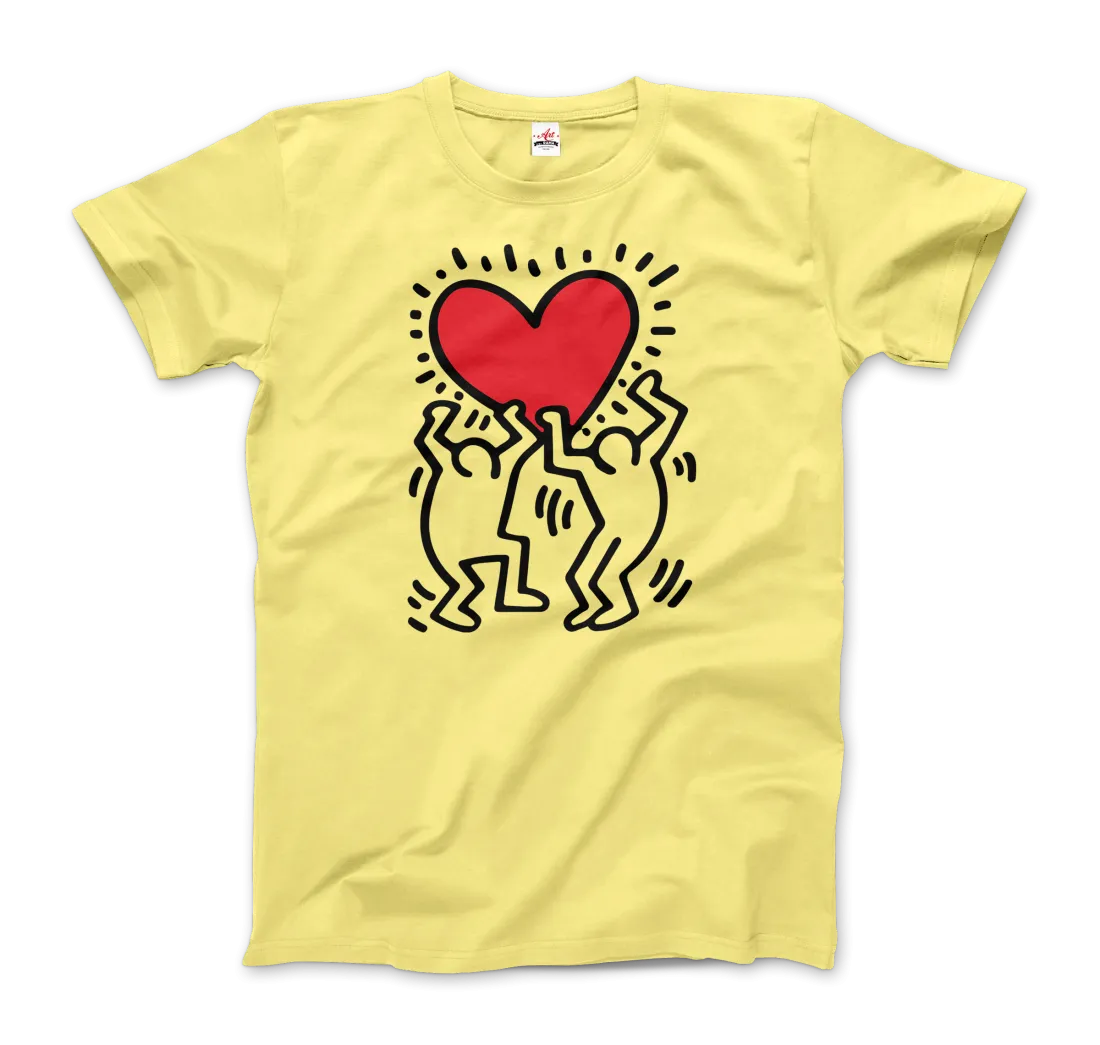 Men Holding Heart Icon, Street Art T-Shirt