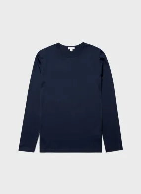 Men's Classic Long Sleeve T-shirt in Navy