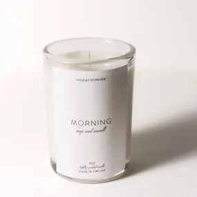 Morning Luxury Candle with Sea Salt and Sage