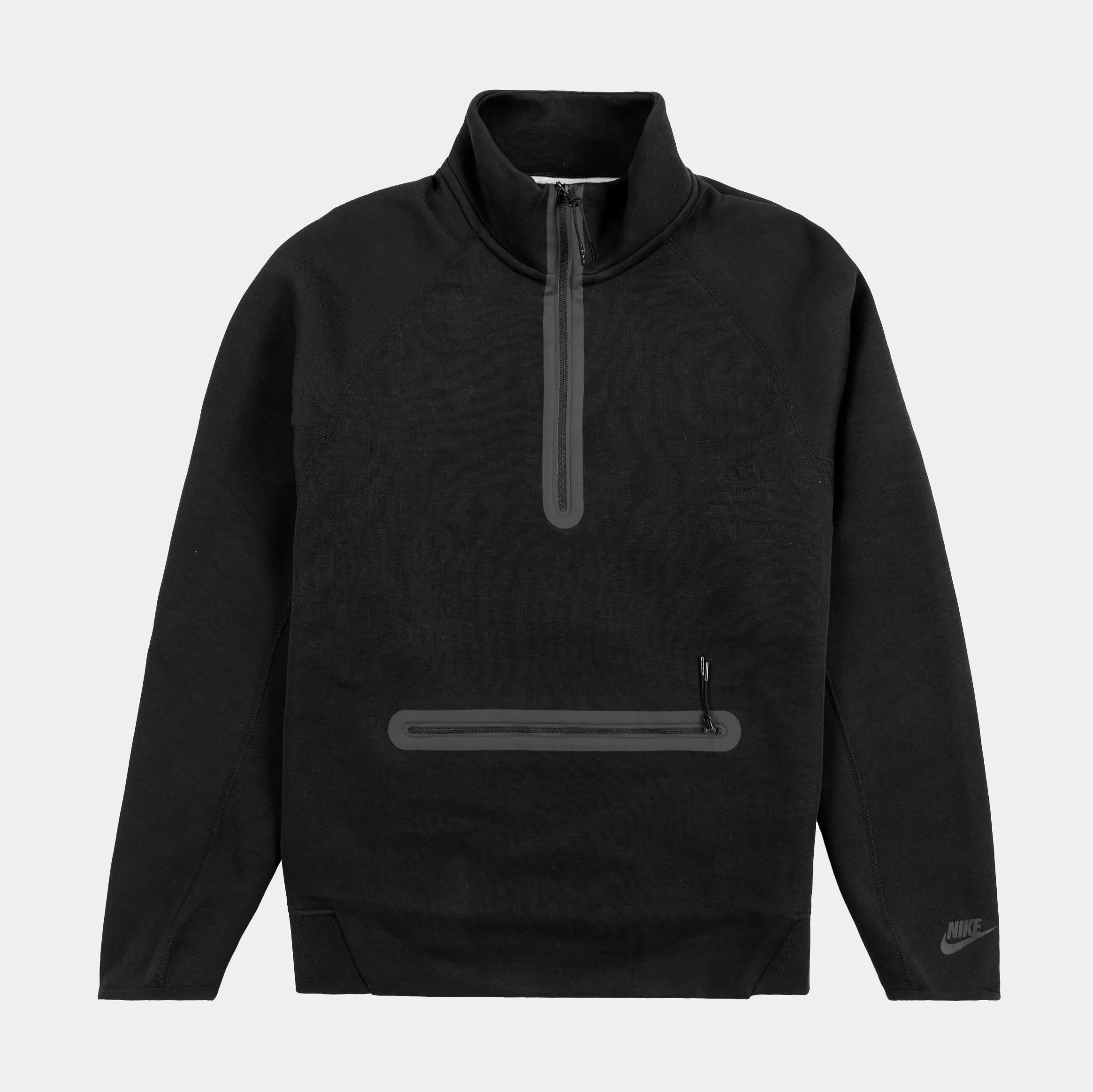 NSW Tech Fleece Half Zip Mens Sweatshirt (Black)