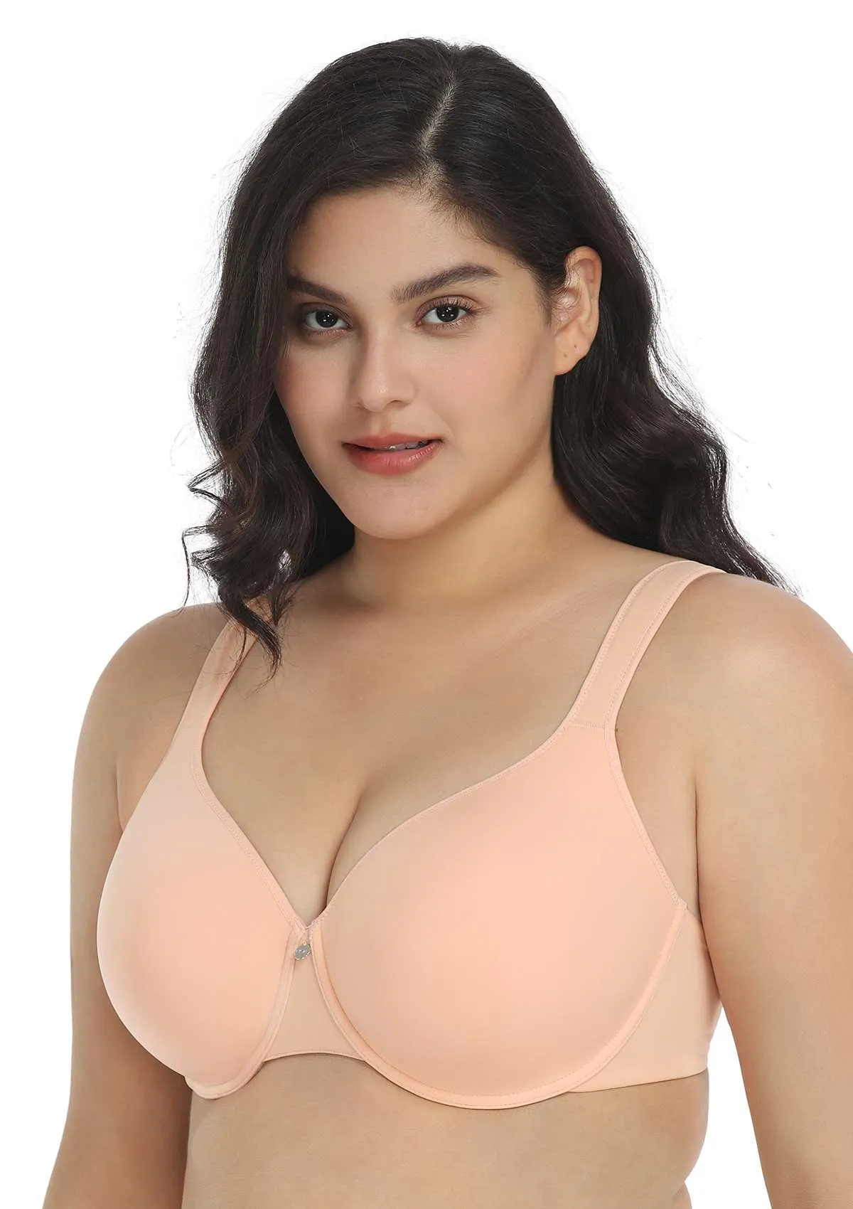 Patricia Smooth Classic Light Pink T-shirt Lightly Padded Minimizer Bra Set