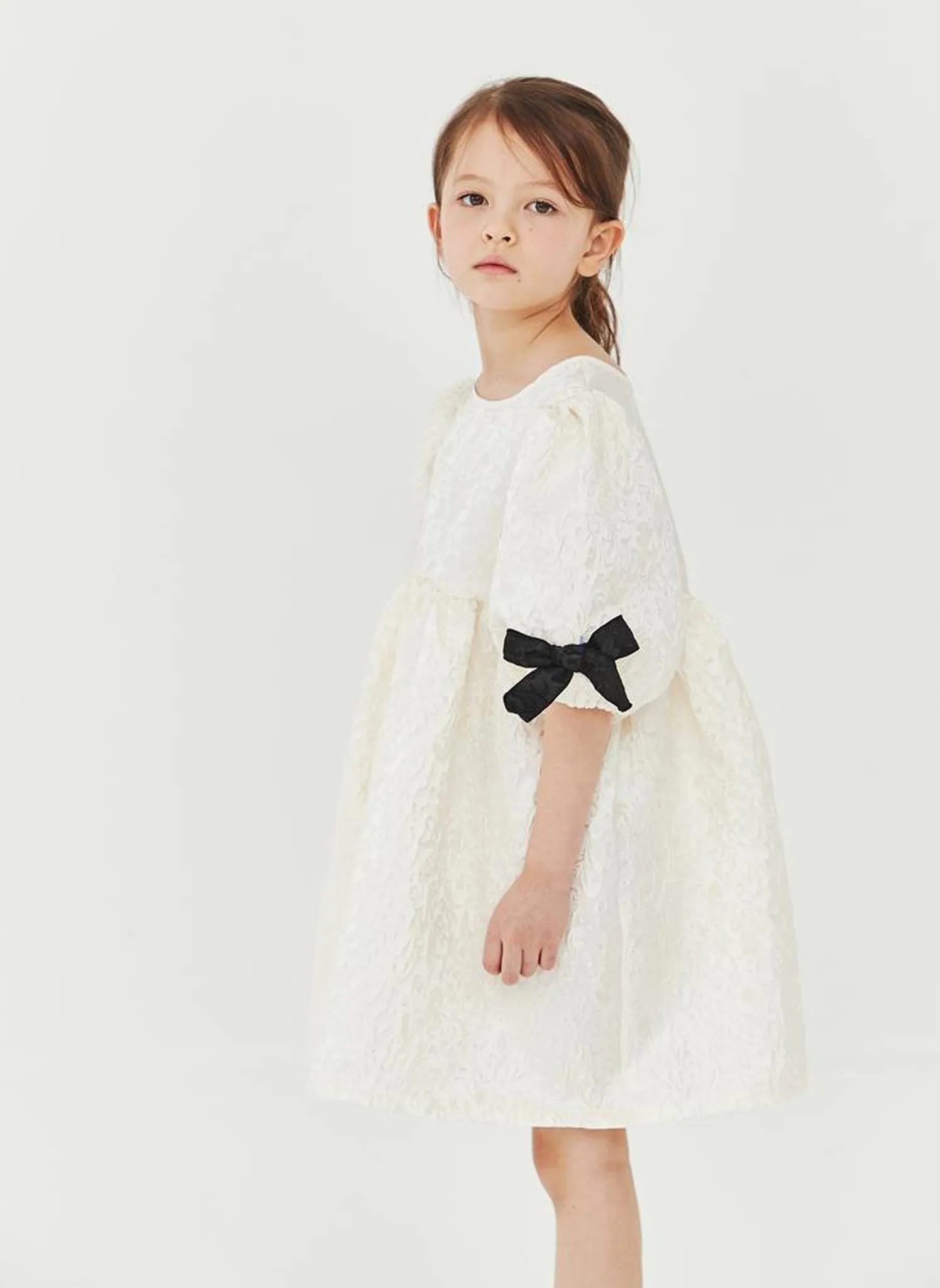 Petite Hailey Balloon Bow Dress