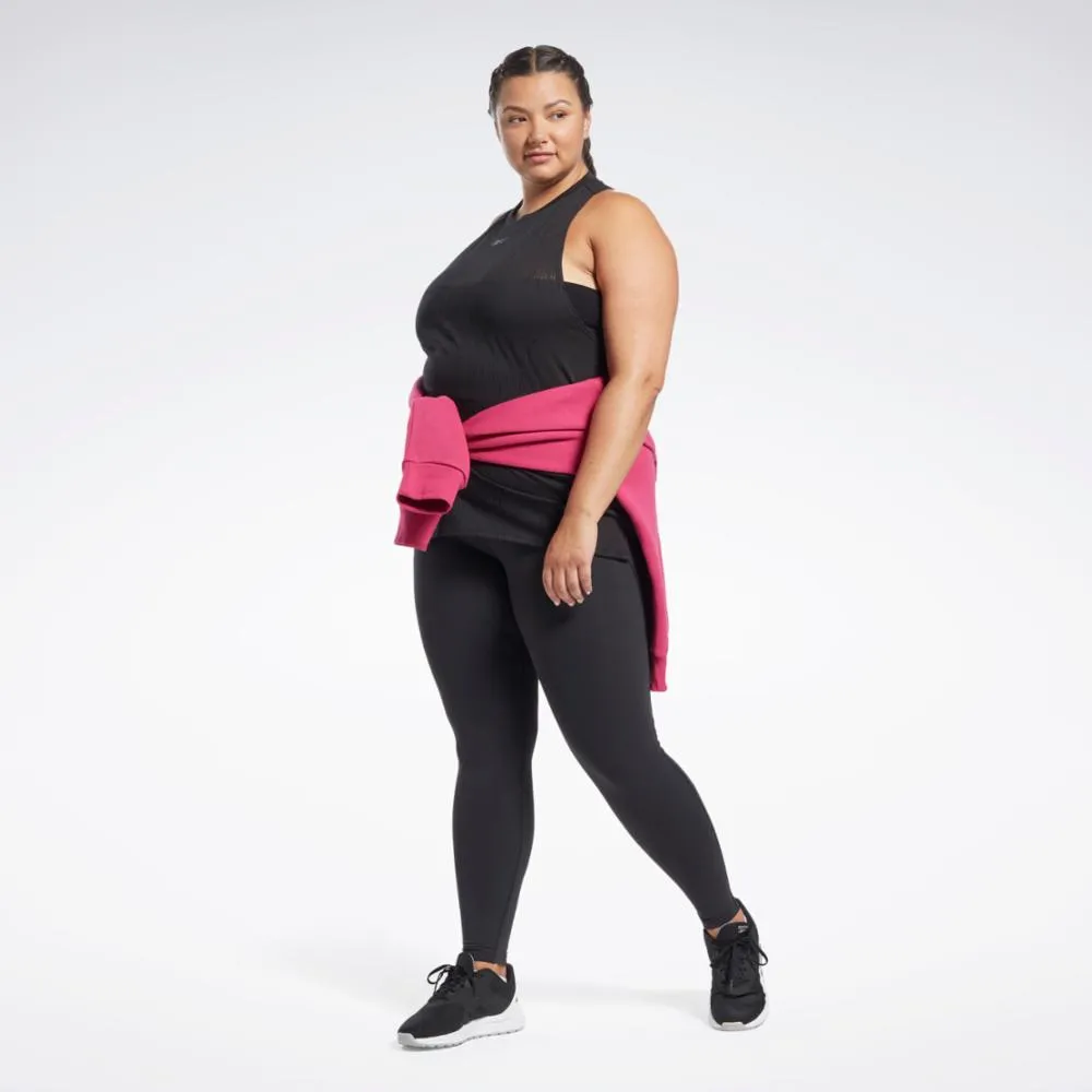 Reebok Apparel Women Burnout Tank Top (Plus Size) BLACK