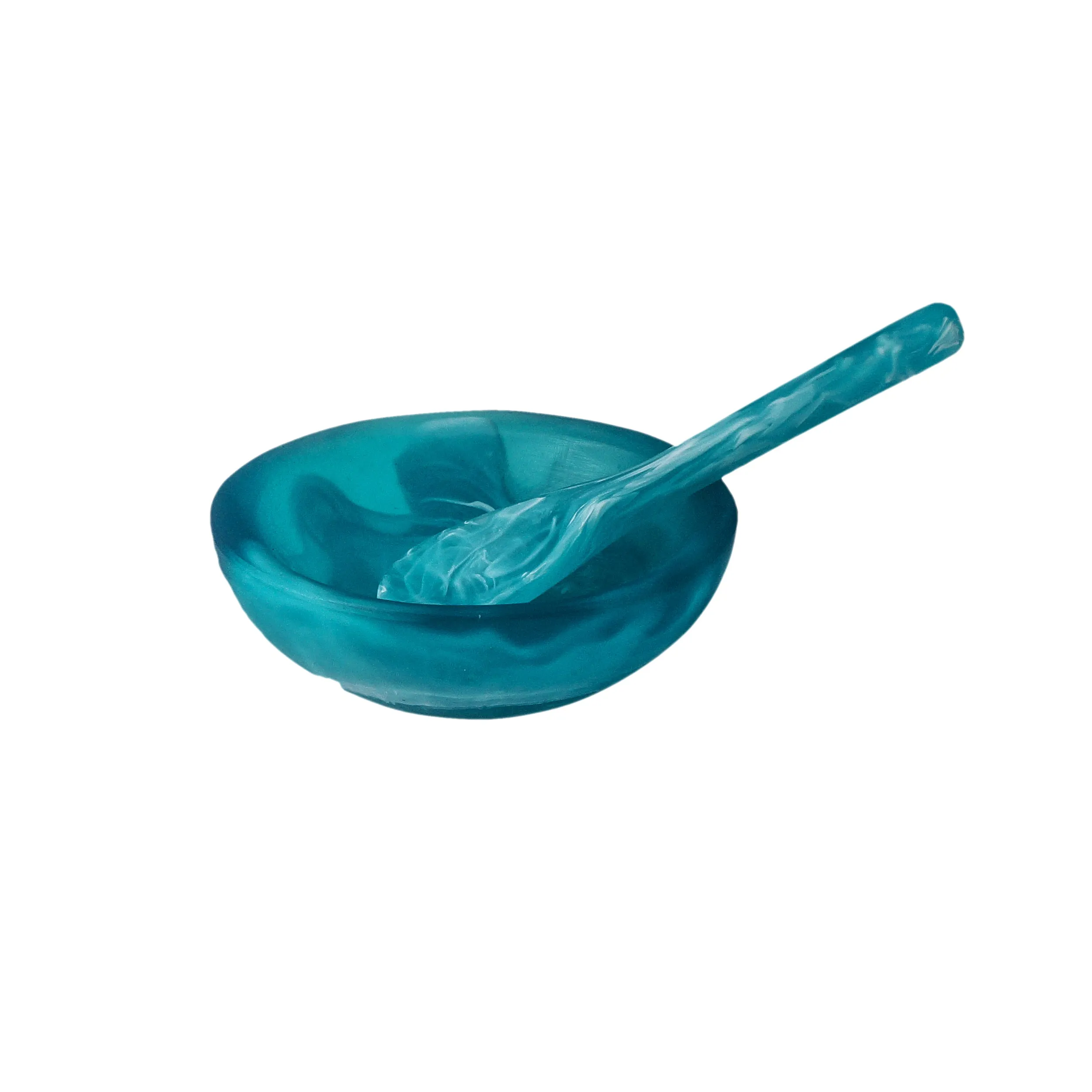 Resin Salt Bowl   Spoon Set