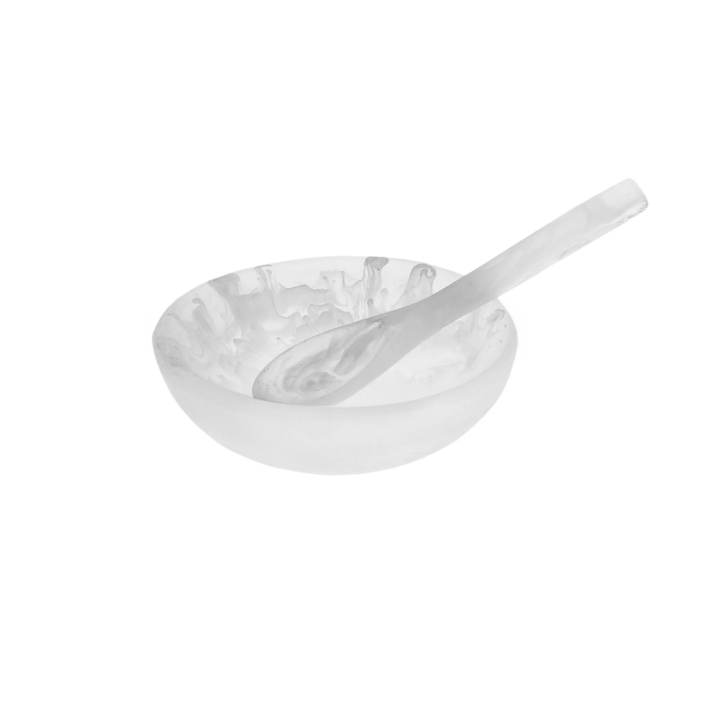 Resin Salt Bowl   Spoon Set