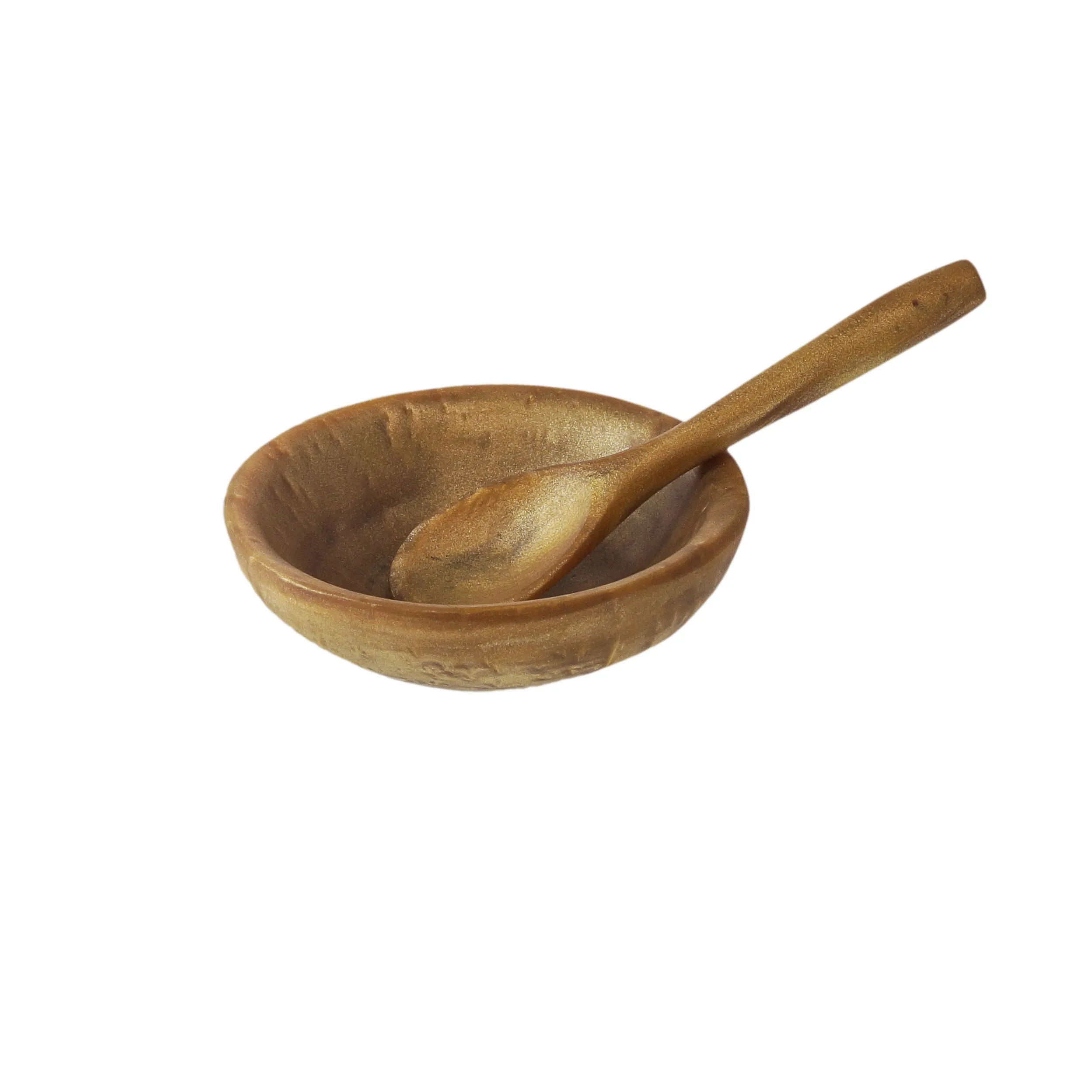 Resin Salt Bowl   Spoon Set