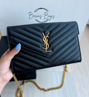 Saint Laurent Large Wallet On Chain