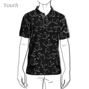 Scattered Islands Black Onyx - OGA Youth Polo - Black