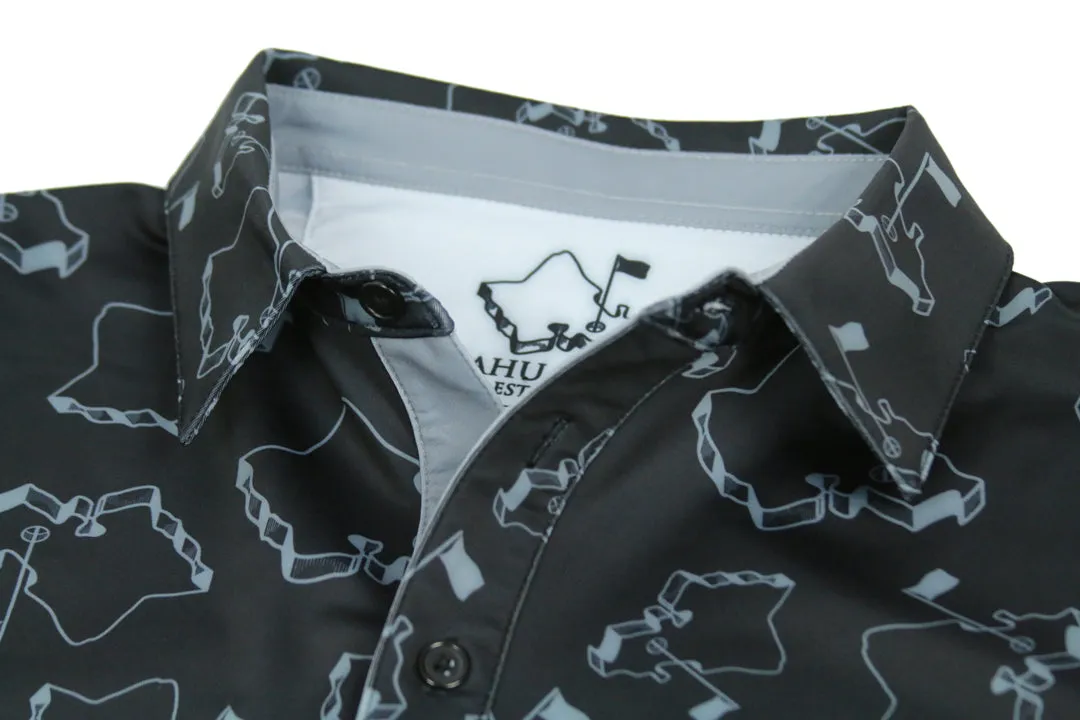 Scattered Islands Black Onyx - OGA Youth Polo - Black