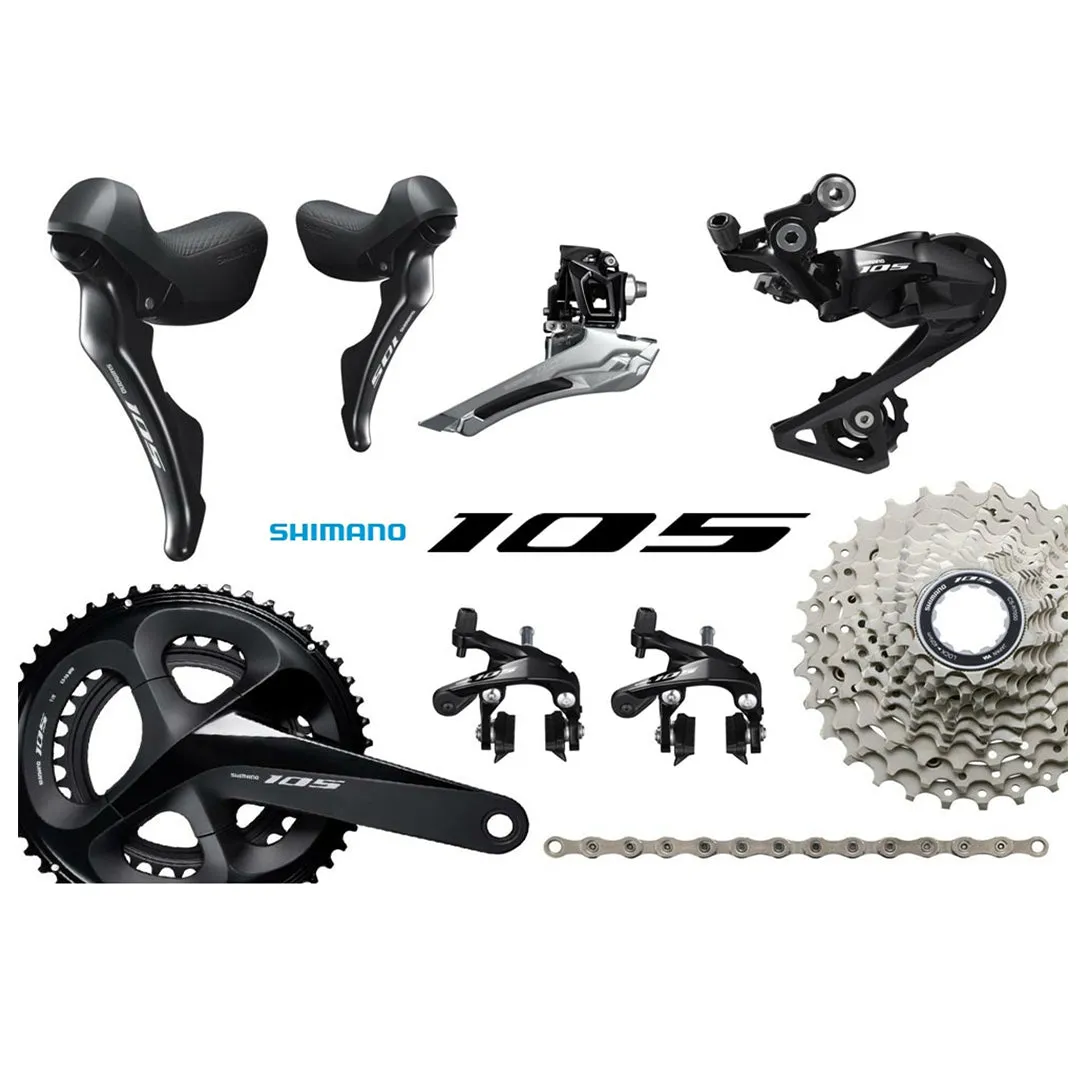 Shimano 105 R7000 2x11 Rim Brake Groupset - 50/34T, 11-28T