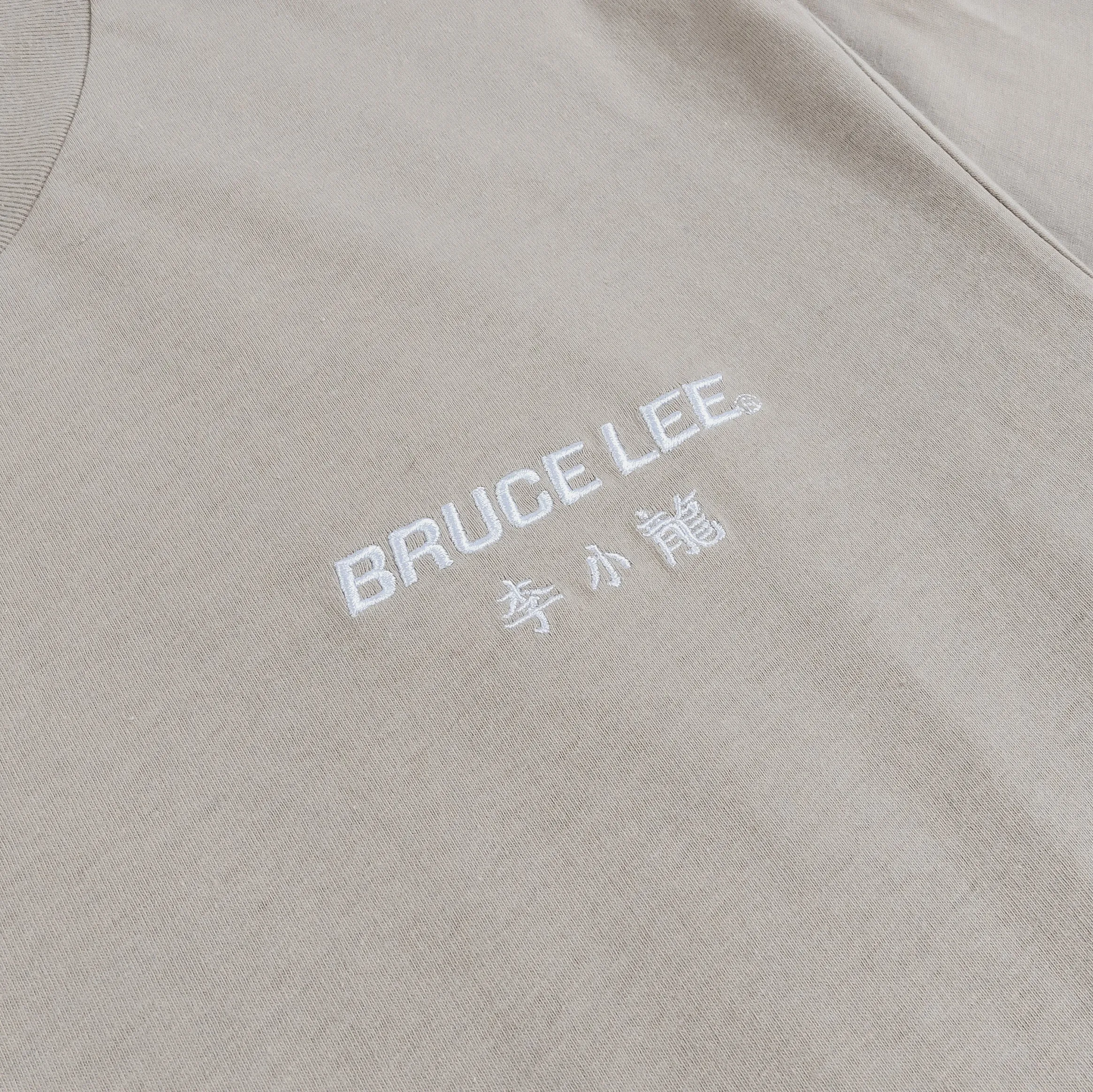 SP x Bruce Lee Sticks Mens Short Sleeve Shirt (Grey)