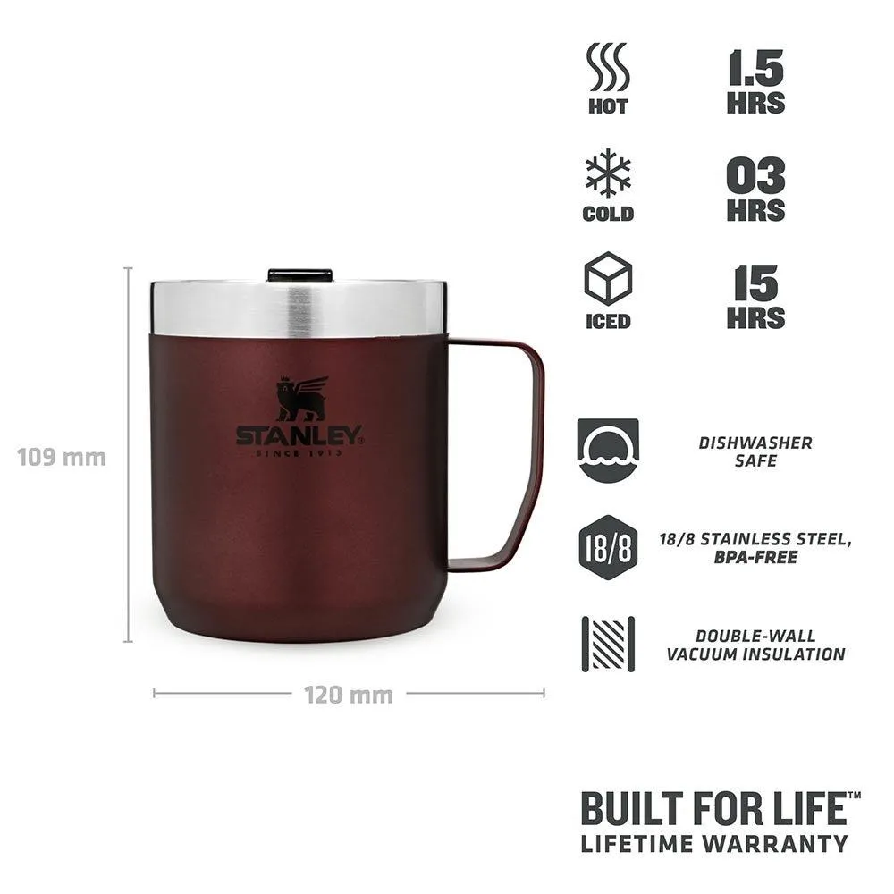 Stanley Classic Mug Kamp Barda Bordo 0.35 L