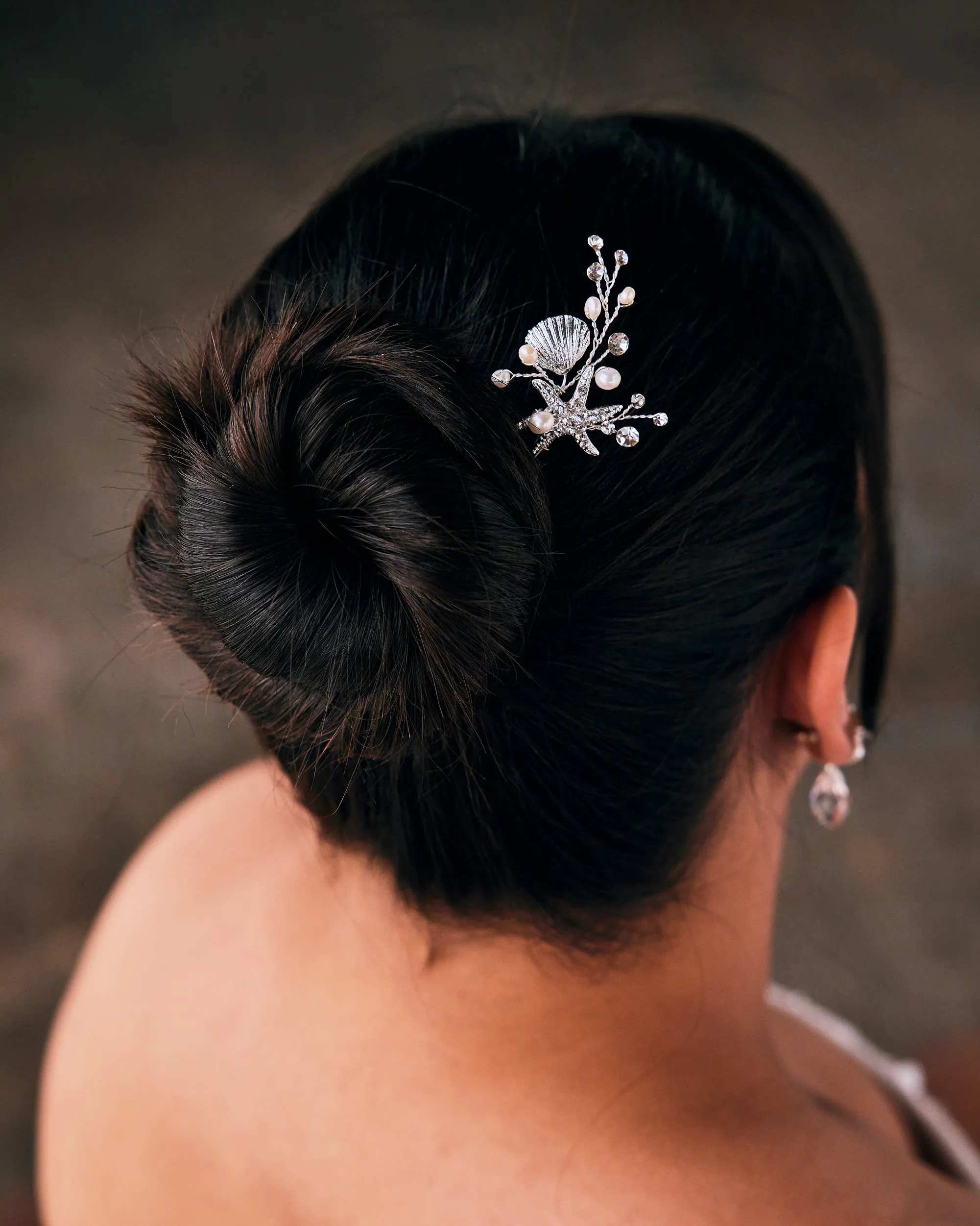 Starfish and Shell Beach Inspired Hair Pin