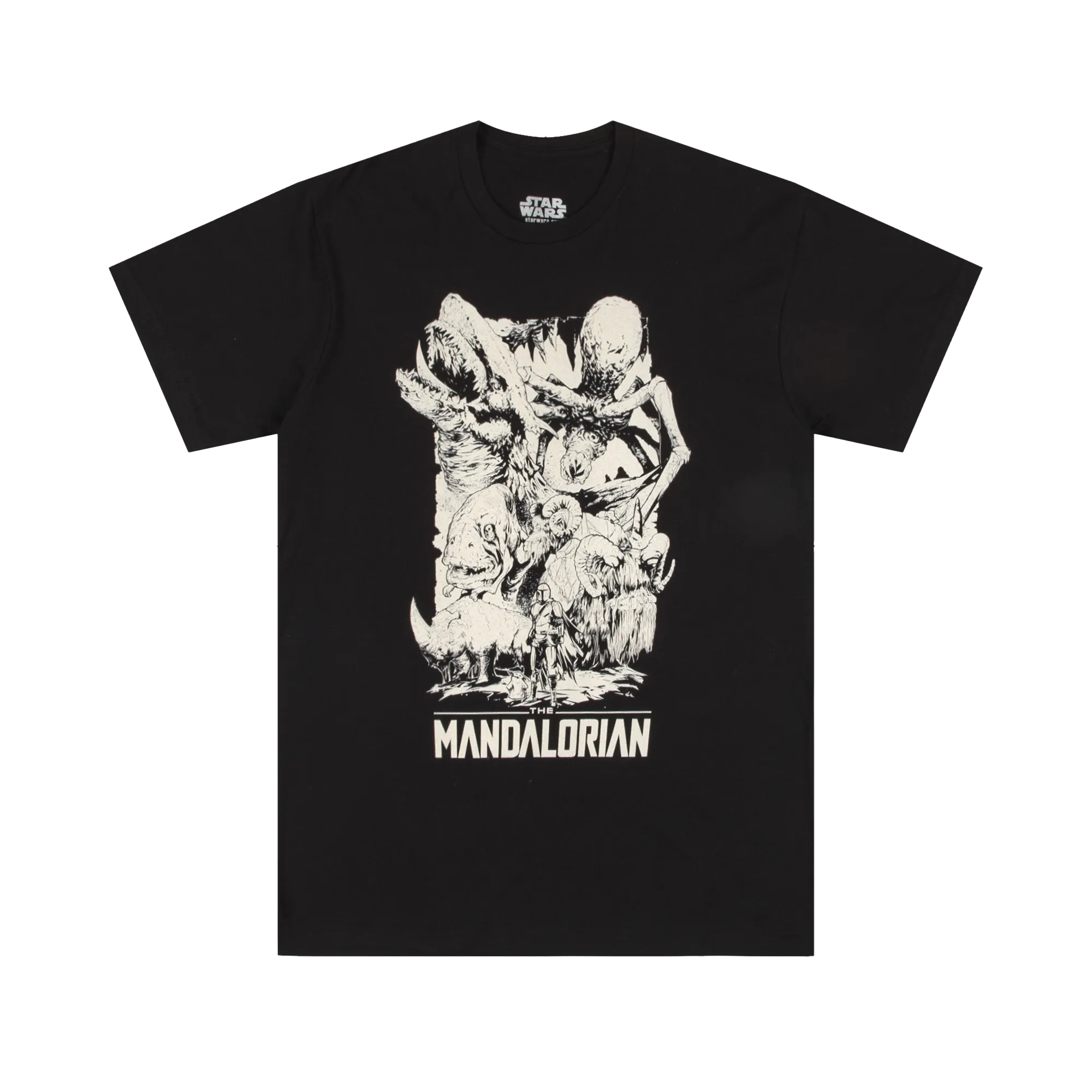 The Mandalorian Creatures Black Tee