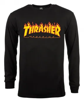 THRASHER MAGAZINE L/S Black