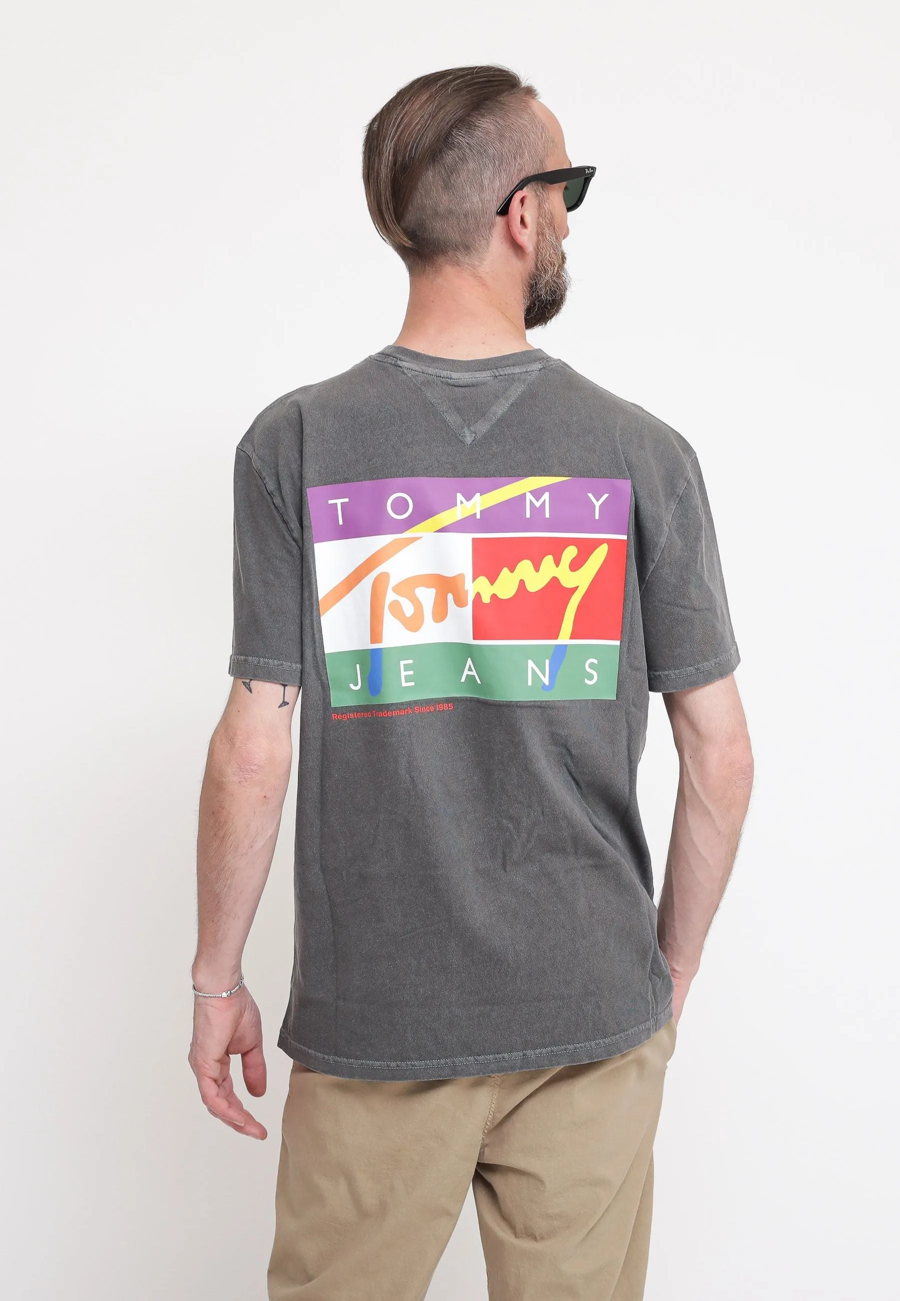 TJM Classic Signature Pop Flag Tee - Black