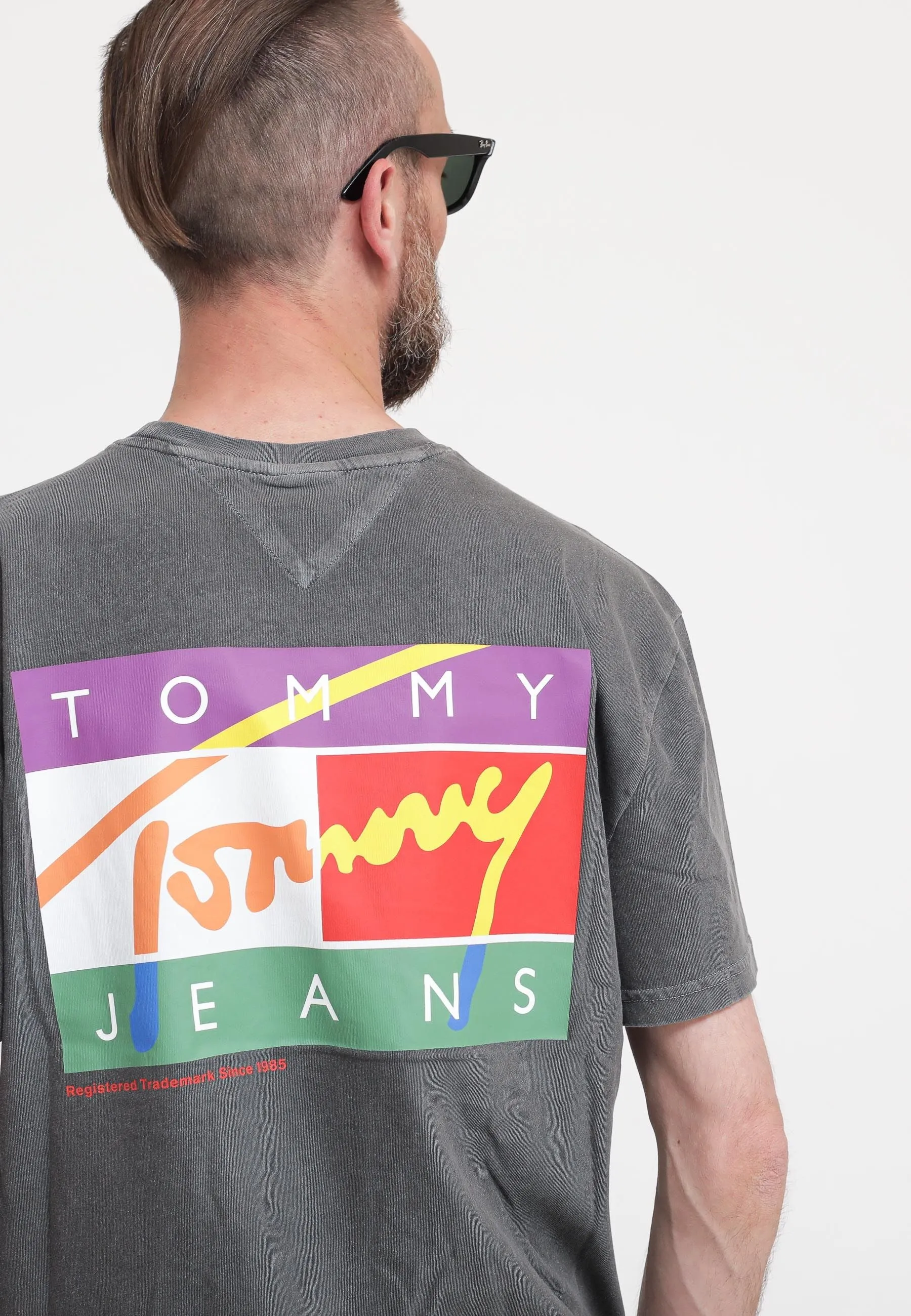 TJM Classic Signature Pop Flag Tee - Black