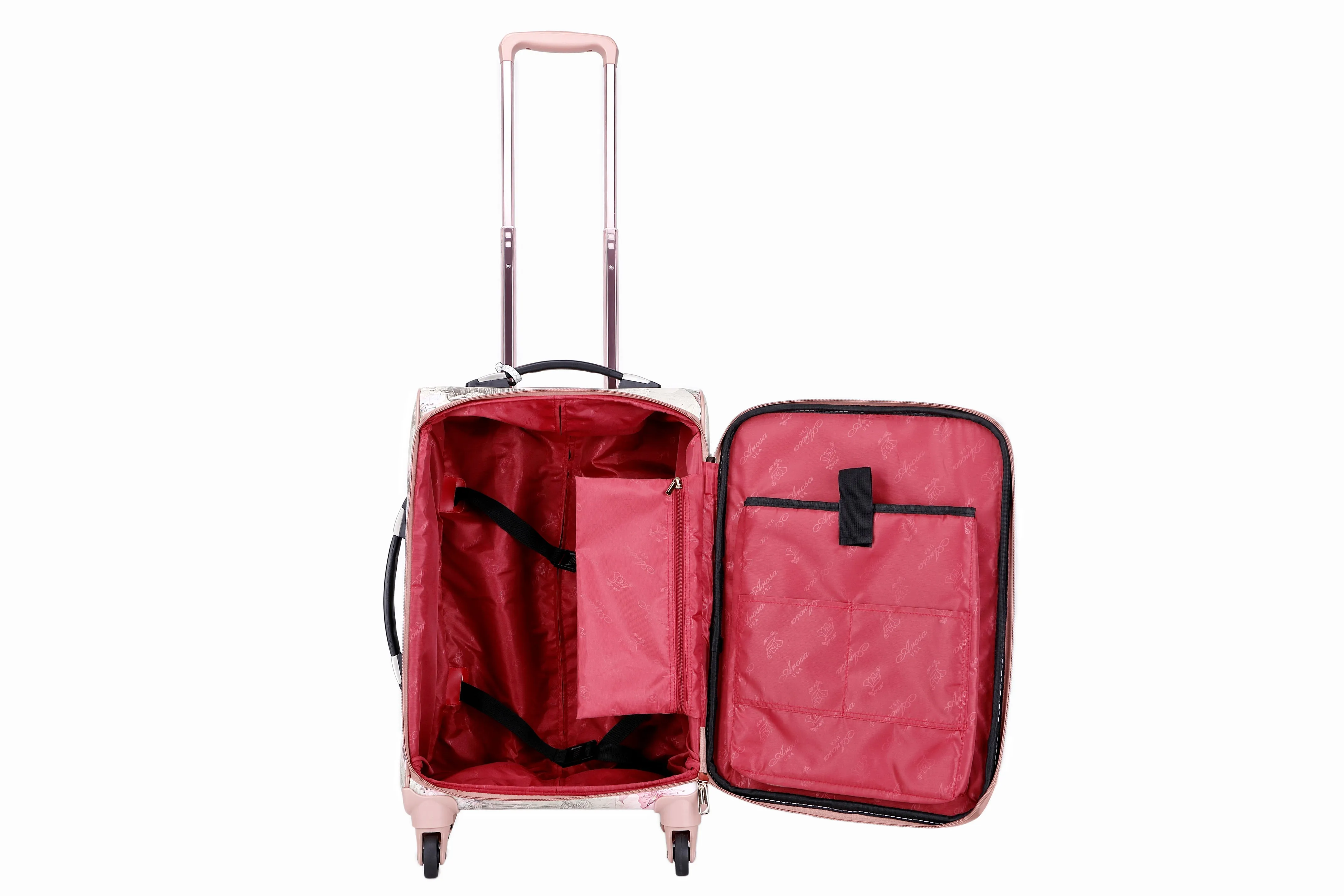 Vintage Darling Classic Travel Luggage for With Spinner