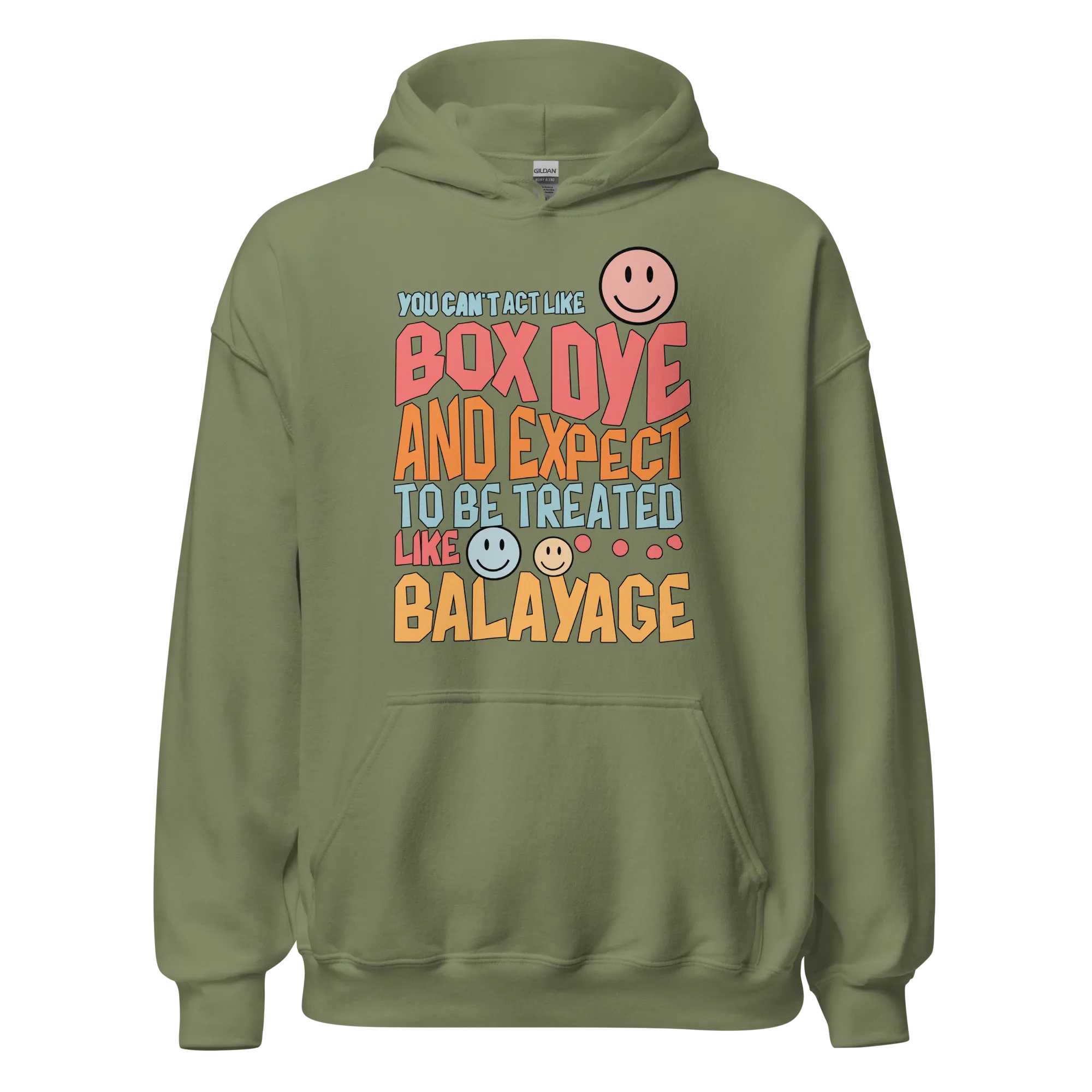 You Can't Act Like Box Dye Retro Hoodie